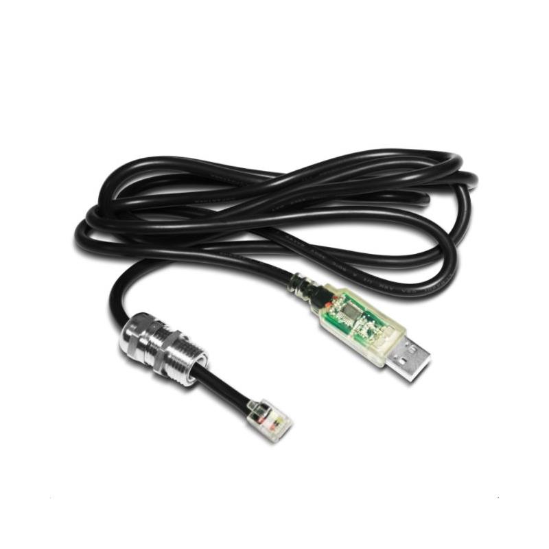 RS232 till USB kabel 1,5m med förskruvning för Dini RJ11