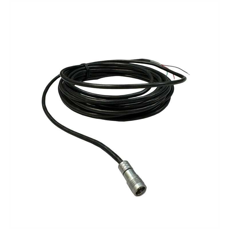 Skärmad lastcells kabel med honkontakt för 106MH. 6m, 4-wire, diam.3.8mm.