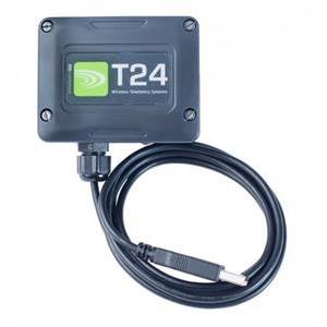 Mottagare för T24 i plastlåda trådlös, USB utgång.