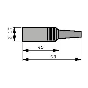 Kontakt vågplatta/lastcell för kablage 14CAVOCC7PAMPP, ink mont.