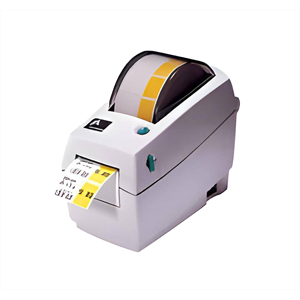 Zebra printer för utskrift av viktsvärden på etikettremsa.