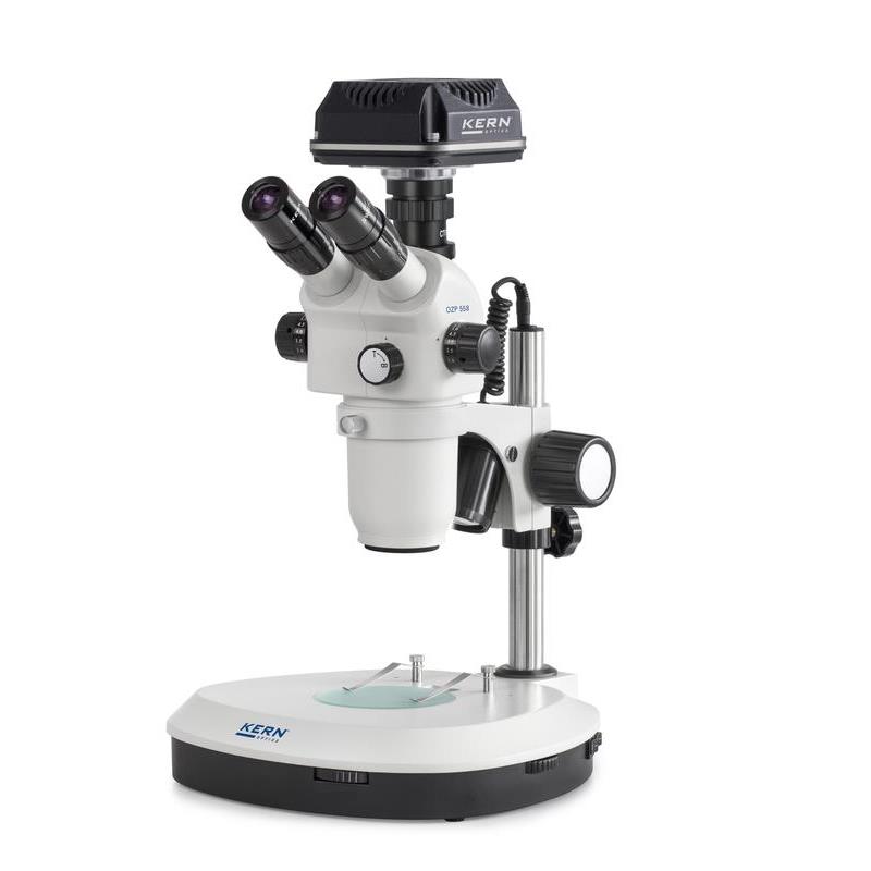 Digitalt mikroskopset OZP-S, trinokulär, 0,6x/5,5x förstoring