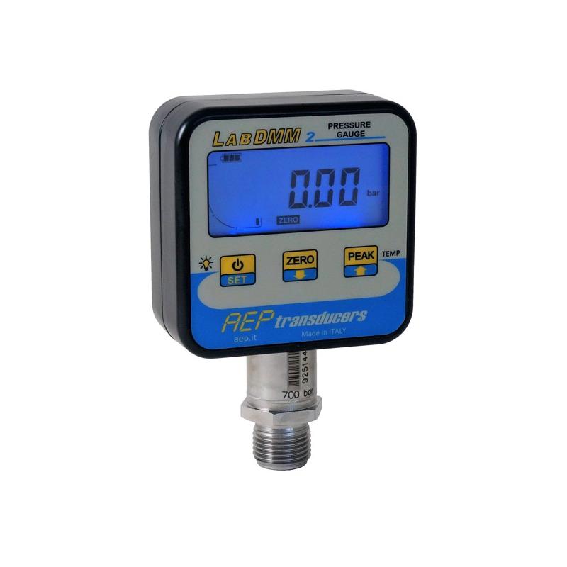 Digital manometer LABDMM2 1500 bar. För tryck- och temperaturmätning.