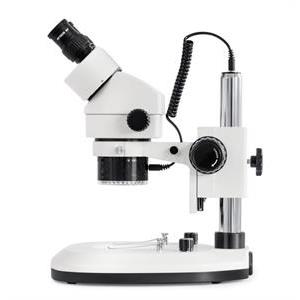 Mikroskop Kern OZL-46 stereo, binokulär, pelartyp. 0,7x/4,5x förstoring. Synfält ø 20.0mm.